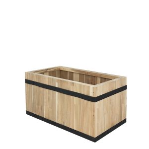 Pflanzwerk® Pflanzkübel Tub - Akazien Holz - 40 cm x 80 cm x 40 cm