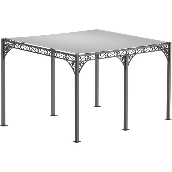 Eleo Sonnensegel 400 cm x 300 cm für Pergola Sardegna/Sicilia Lichtgrau