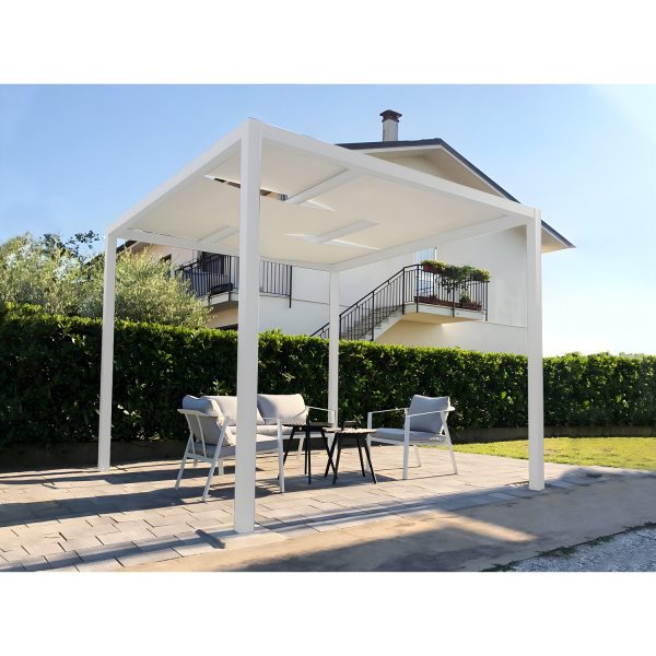 Ximax Aluminium Pergola Verona 300 cm x 400 cm Weiß