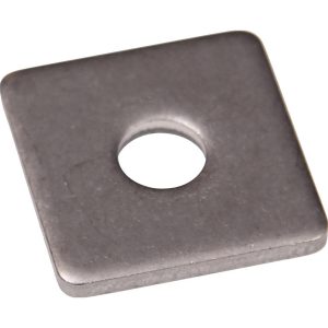 Edelstahl-Befestigungsplättchen Silber