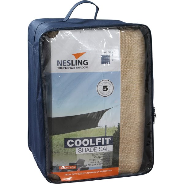 Nesling Sonnensegel Coolfit Natur 500 cm x 500 cm