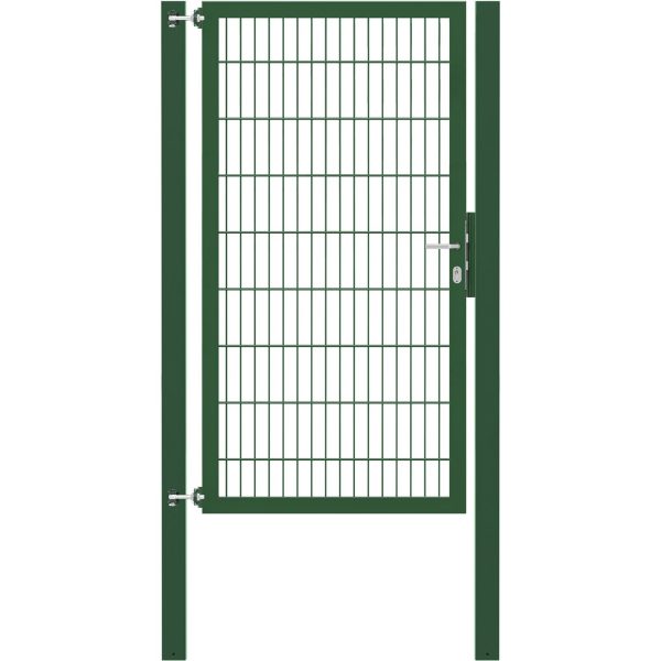 Einzeltor Flexo Plus 100 cm x 180 cm Pfosten 80 cm x 80 cm Grün