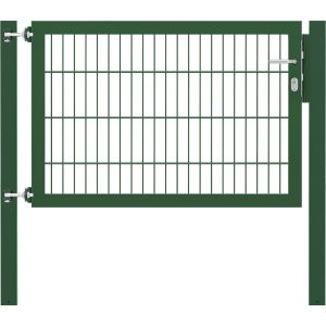 Einzeltor Flexo Plus 125 cm x 80 cm Pfosten 80 cm x 80 cm Grün