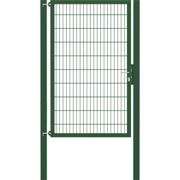 Einzeltor Flexo Plus 125 cm x 200 cm Pfosten 80 cm x 80 cm Grün