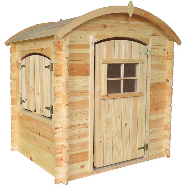 Timbela Kinderspielhaus aus Holz M505-1 1