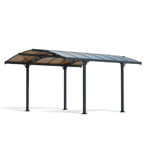 Palram - Canopia Carport Tuscon 3.6 x 4.4 Anthrazit