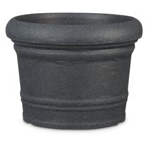 Scheurich Pflanzgefäß Venice Ø 60 cm Schwarz-Granit