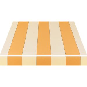 Spettmann Gelenkarmmarkise Star Klassik B 450 x T 250 cm Beige-Orange Gestreift