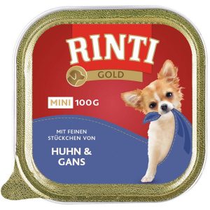 Rinti Hunde-Nassfutter Gold Mini Huhn und Gans 100 g