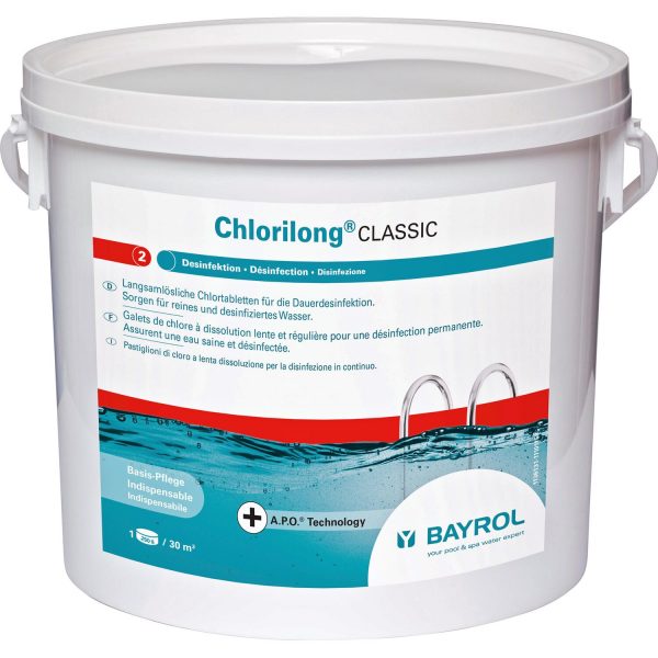 Bayrol Chlorilong Classic Chlortablette zur Langzeitdesinfektion 5 kg