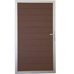 GroJa Steckzaun Solid Tor Universal 100 cm x 180 cm Terra