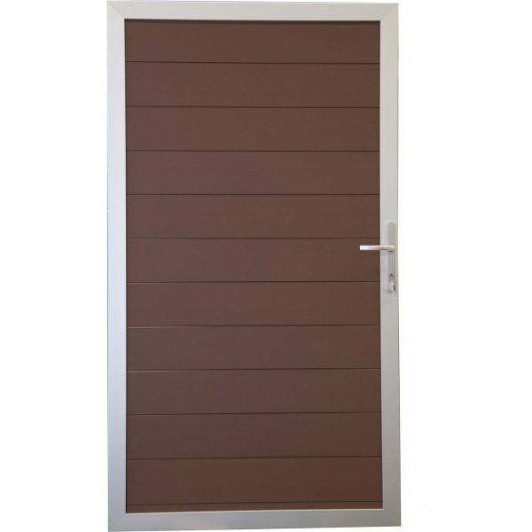 GroJa Steckzaun Solid Tor Universal 100 cm x 180 cm Terra