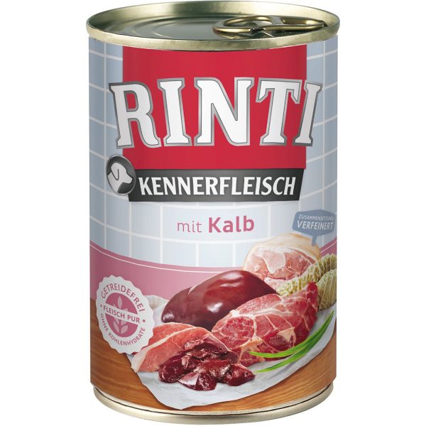 Rinti Hunde-Nassfutter Kennerfleisch Kalb 400 g