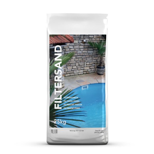 Filtersand Pool 25 kg Kristall-Quarzsand Korngröße 0