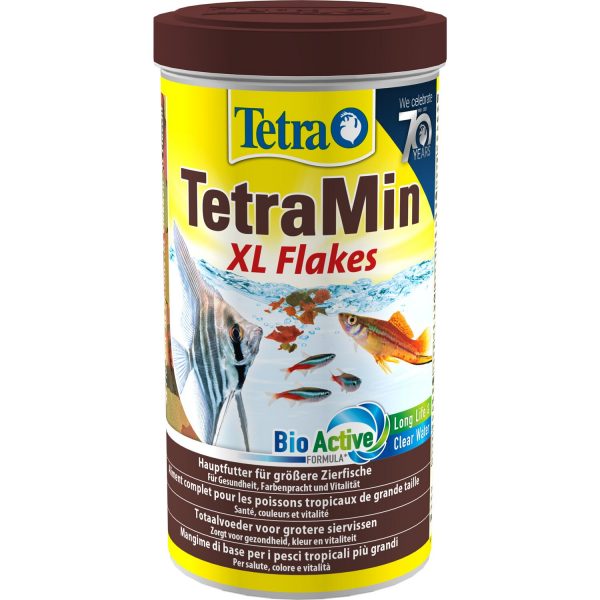 Tetra Aquarium-Fischfutter-Flocken TetraMin XL-Flakes 1 l