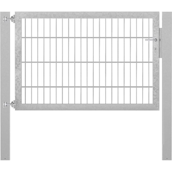 Einzeltor Flexo Plus 125 cm x 80 cm Pfosten 80 cm x 80 cm Feuerverzinkt