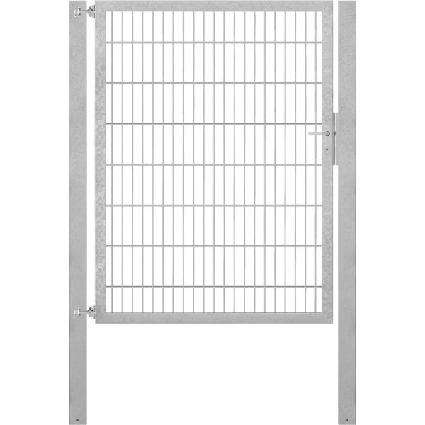 Einzeltor Flexo Plus 125 cm x 160 cm Pfosten 80 cm x 80 cm Feuerverzinkt