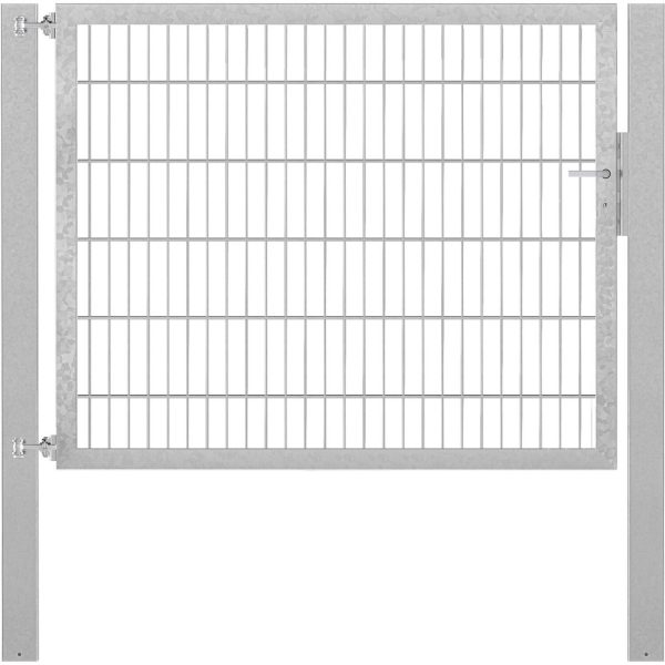 Einzeltor Flexo Plus 150 cm x 120 cm Pfosten 100 cm x 100 cm Feuerverzinkt