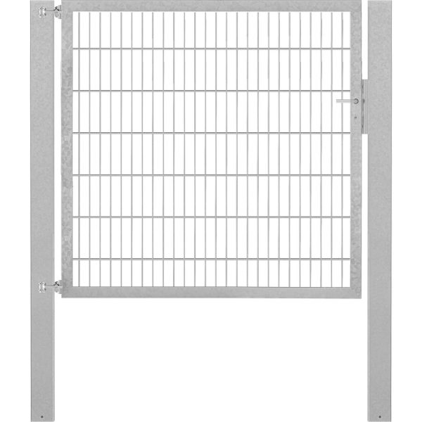 Einzeltor Flexo Plus 150 cm x 140 cm Pfosten 100 cm x 100 cm Feuerverzinkt