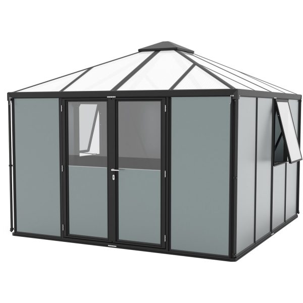 Vitavia Gerätehaus Universum Schwarz 317 cm x 321