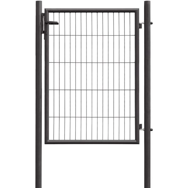 Einzeltor für Einstabmattenzaun Anthrazit 125 cm x 100 cm