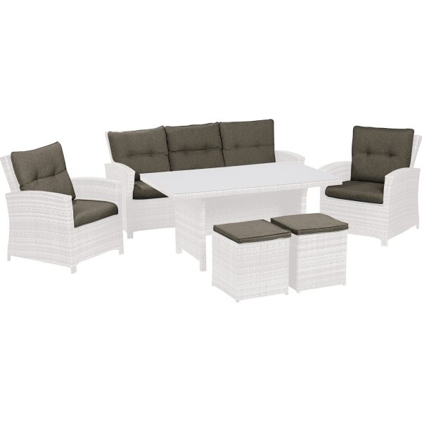 Kissen-Set für Lounge-Set Vermont Shadow Earth 6-teilig