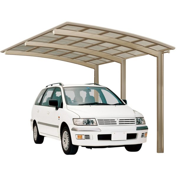 Ximax Alu Carport Portoforte Typ 110 Edelstahl-Look 270 x 556 cm Sonderfertigung