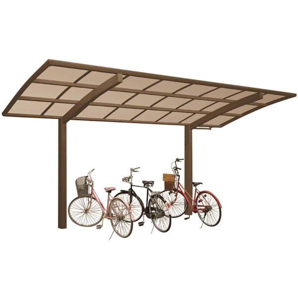 Ximax Alu Carport Portoforte Mini Typ 60 Bronze 201 cm x 254 cm Sonderfertigung