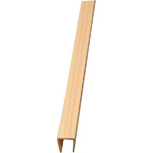Abdeck-Profil für Kunststoff-Matte Bambusfarbig Breite 150 cm