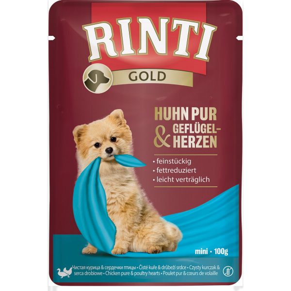 Rinti Hunde-Nassfutter Gold Huhn und Geflügel 100 g