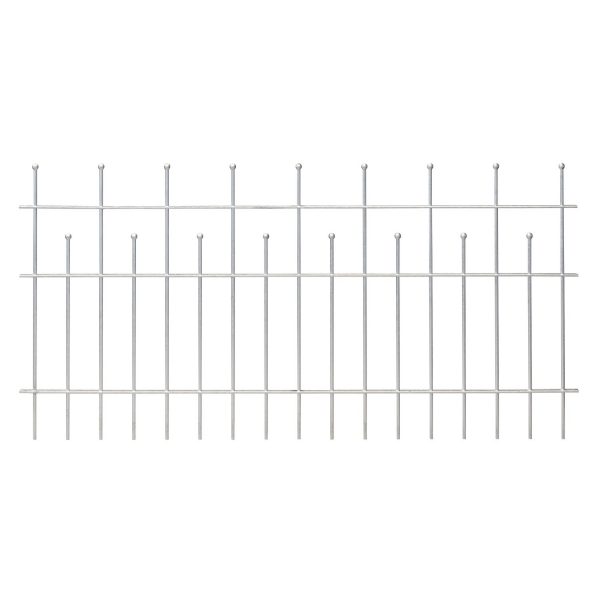Metallzaun Zaunfeld Madrid Verzinkt 73