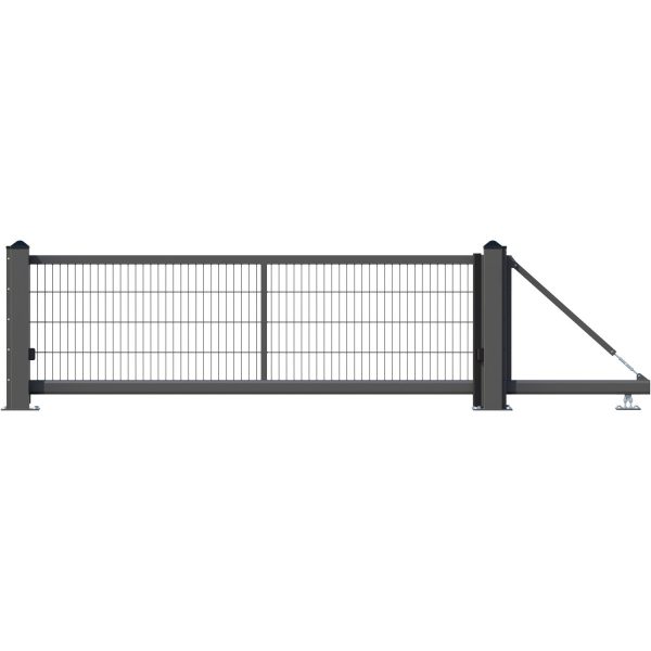 GAH Alberts Schiebetor Lektor Freitragend DS-GM 300 x 100 cm Anthrazit