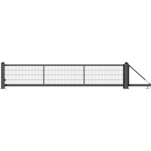 GAH Alberts Schiebetor Lektor Freitragend DS-GM 500 x 160 cm Anthrazit