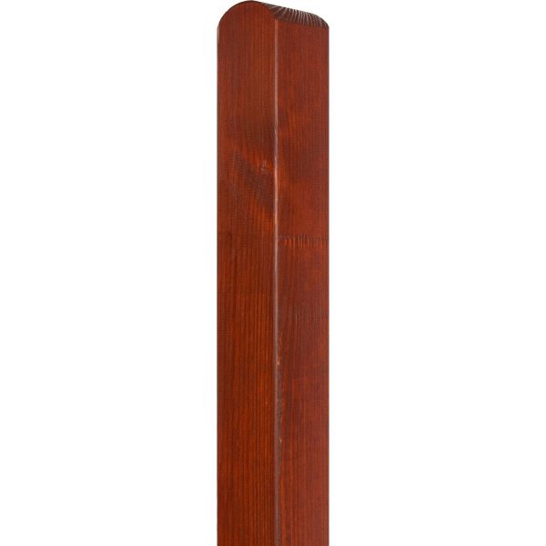 Andrewex Zaunpfosten Glatt 9 cm x 9 cm x 135 cm Teak FSC®