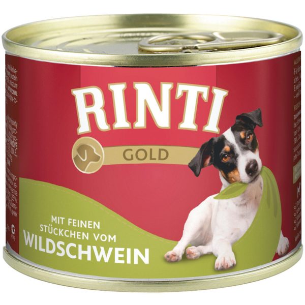 Rinti Hunde-Nassfutter Gold Wildschwein 185 g