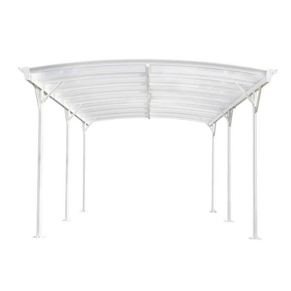 Home Deluxe Design Carport Falo 505 cm x 300 cm x 240 cm Weiß