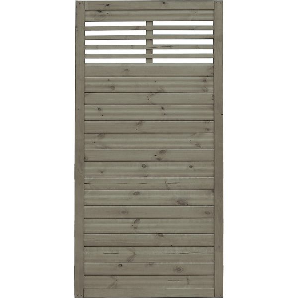 Sichtschutzzaun Element Nicea Grau 180 cm x 90 cm FSC®