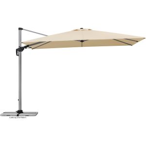 Schneider Ampelschirm Bermuda 260 cm x 350 cm Natur