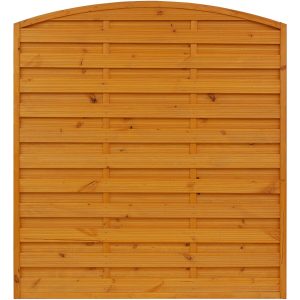 Sichtschutzzaun Element München Pinienfarben 180/195 cm x 180 cm FSC®