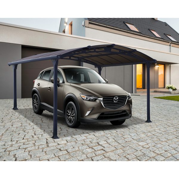 Palram - Canopia Carport Arcadia 4300 Anthrazit 360 cm x 440 cm