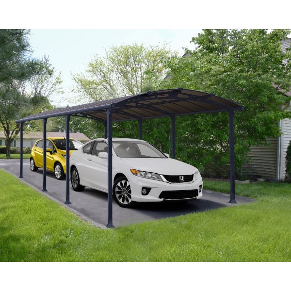 Palram - Canopia Carport Arcadia 8500 Anthrazit 360 cm x 860 cm