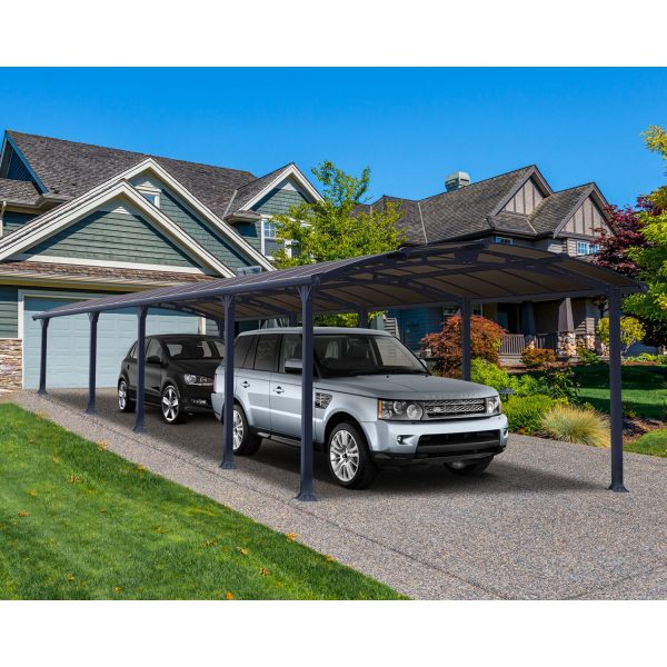 Palram - Canopia Carport Arcadia 10600 Anthrazit 360 cm x 1100 cm