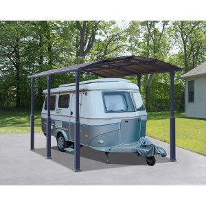 Palram - Canopia Carport Arcadia Alpine 5000 Anthrazit 360 cm x 500 cm