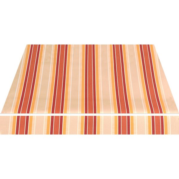 Spettmann Gelenkarmmarkise Star Fix B 250 cm x T 200 cm Orange-Rot Gestreift