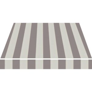 Spettmann Gelenkarmmarkise Star Klassik B 450 cm x T 350 cm Beige-Grau Gestreift