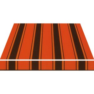 Spettmann Halbkassettenmarkise Sky Klassik 600 cm x 350 cm Rot-Schwarz Weiß