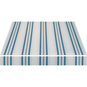 Spettmann Kassettenmarkise VC 1000 500 x 300 cm Blau-Grau Gestr. Gestell Silber