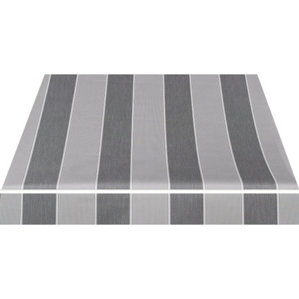 Spettmann Kassettenmarkise VC 1000 500x200 cm Grau-Schwarz Gestr. Gestell Silber