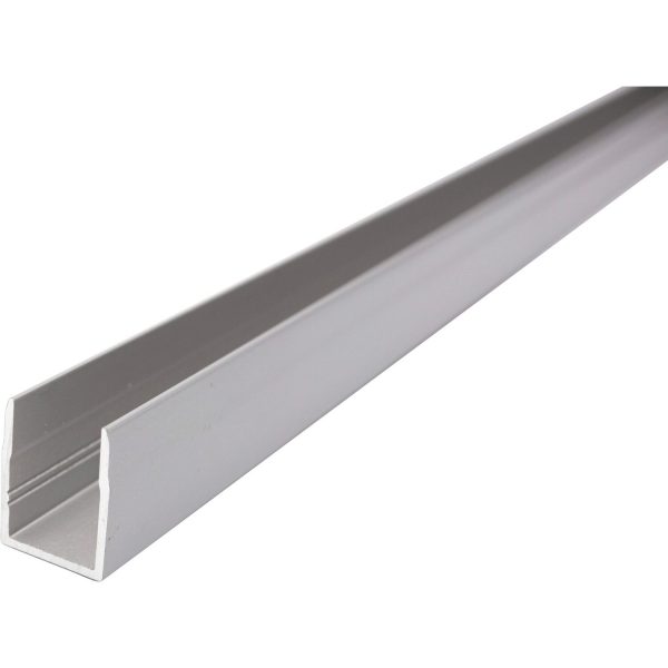 Pura Distanzprofil RAL 9006 Silbergrau aus Aluminium 200 cm