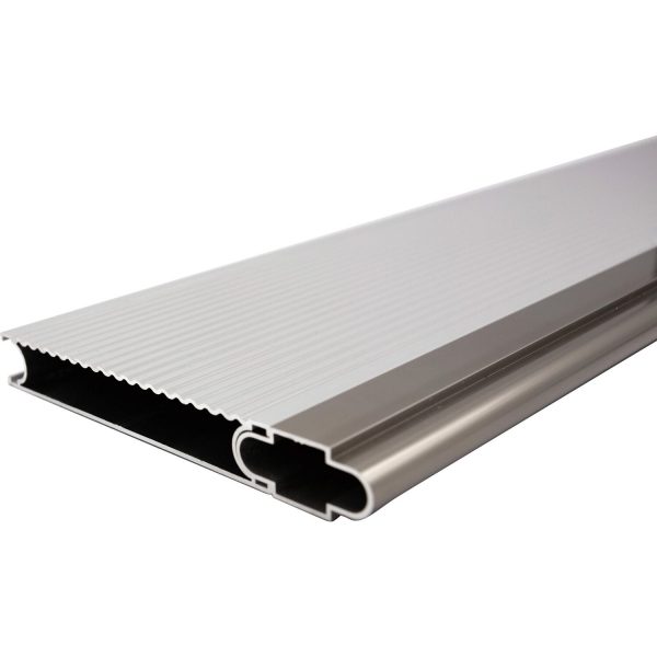 Pura Federprofil aus Aluminium Edelstahloptik 200 cm